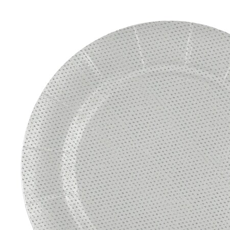 Smarty Had A Party 13 Glitz White Round Disposable Paper Charger Plates 120 Plates, 120PK 2690-RGD-CASE